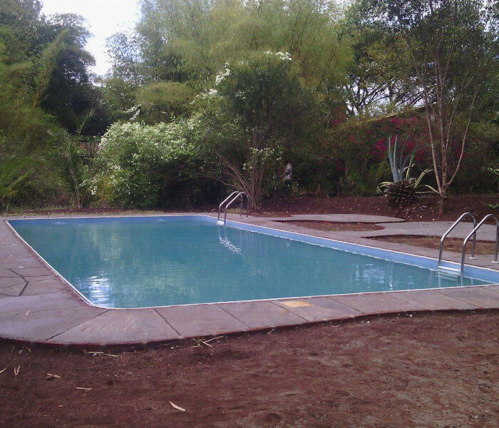 Clean water pool in Lodge